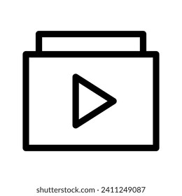 Series Icon Vector Symbol Design Illustration