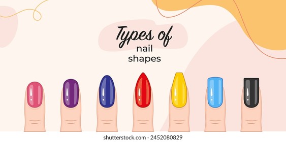 A series of images of nails with different lengths. The nails image is meant to show the different lengths of nails-02