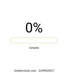 The series of Loading bar progress icons, load sign green vector illustration. System software update and upgrade concept. Vector illusration EPS 10
