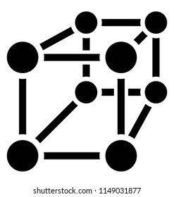 
A Series Of Molecules Formation Showing Bravais Lattices Icon
