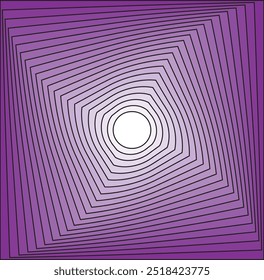 eine Reihe von Objekten, die eine Spirale bilden