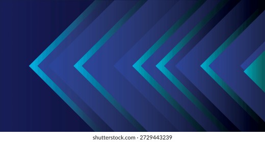 A series of overlapping blue geometric shapes with bright cyan edges, creating a sense of depth and movement.