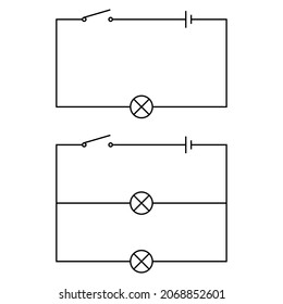 Series And Parallel Circuits Diagram