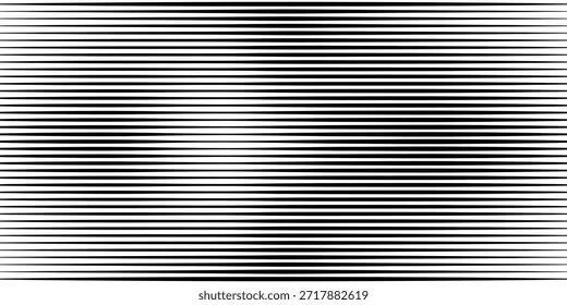 Una serie de líneas negras Horizontales paralelas de grosor y densidad variables, creando un efecto de degradado.