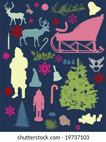 a series of silhouettes relating to Christmas. For more high quality silhouettes, see also my Shutterstock files #13963618, #13360948, #13360951, #14051254,  #26799640