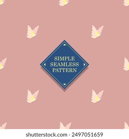 Series of simple smart casual seamless pattern in modern scandinavian motifs style for wallpaper fabric textile paper warp