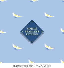 Series of simple smart casual seamless pattern in modern scandinavian motifs style for wallpaper fabric textile paper warp