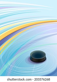 Series of sports vector backgrounds: ice hockey