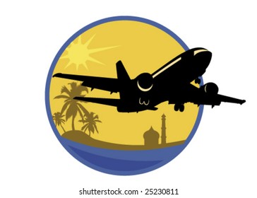 Series of tourism Airplane