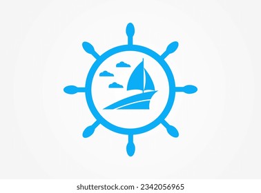 Series Travel Logo cruise ship vacation rental logo Ship logo vector

