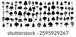 A series of trees with a black and white background with a quote from the book by john Lewis