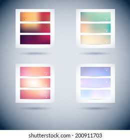 series of vector modern banner with triangles line union abstraction scene technique heap right performance trendy pure site deal blue clean series concept original banner drop collage graphic graphic