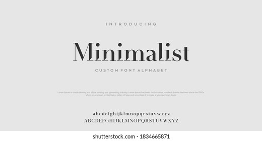 Serif classic design font vector illustration of alphabet letters. - Shutterstock ID 1834665871