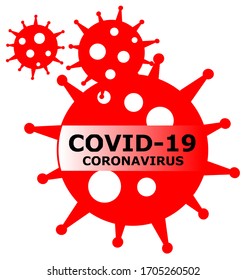 Serious contagious disease that is harmful to humans. Coronavirus COVID-19.