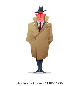 SERIOUS DETECTIVE CHARACTER DESIGN