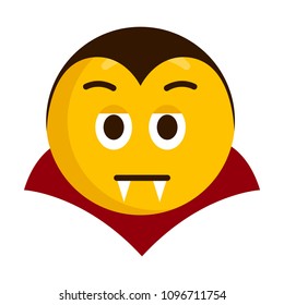Serious vampire emoji icon