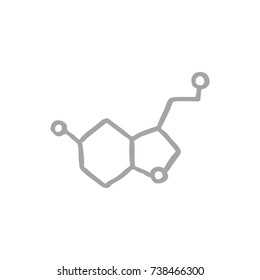 serotonin doodle icon