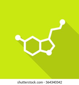 serotonin icon. vector illustration