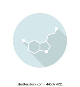serotonin icon. vector illustration