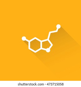 serotonin icon. vector illustration