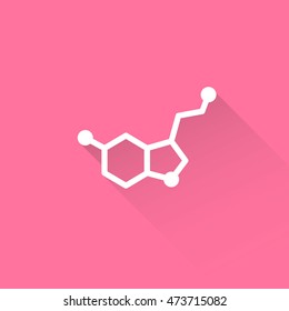 serotonin icon. vector illustration