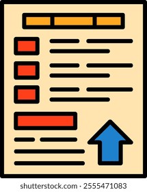 SERP Filled Style Icon Design