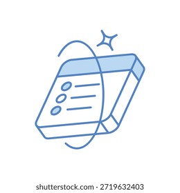SERP Icon vector stock illustration