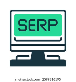 SERP line icon. linear style sign for mobile concept and web design. Outline vector icon. Symbol, logo illustration. Vector graphic