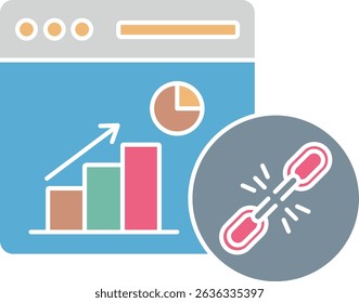  SERP (Search Engine Results Page)   illustration with isolated background