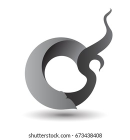 serpent , giant snake logo modern
