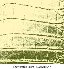 Serpent skin texture. Grunge distressed background. EPS10 vector.