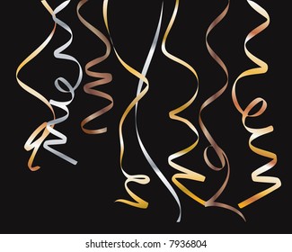 serpentine - illustration, vector set