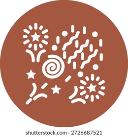 Ilustración de diseño de icono de Vector serpentino