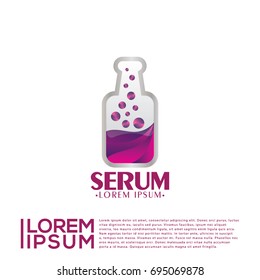 Serum  Bottle Icon Vector