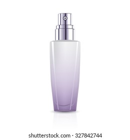 serum bottle on white background