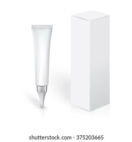 serum bottle on white background