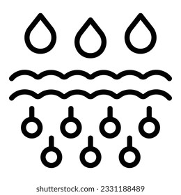 Serum cream icon outline vector. Collagen skin. Care skin