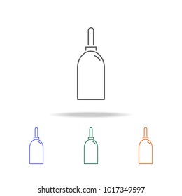 serum icon. Element multi color female accessories icons for mobile concept and web apps. Thin line  icon for website design and development, app development. Premium icon on white background