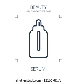 serum icon. high quality line serum icon on white background. from beauty collection flat trendy vector serum symbol. use for web and mobile