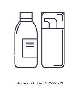 Icono sérico, ilustración lineal aislada, vector de línea delgada, signo de diseño web, símbolo de concepto de contorno con trazo editable sobre fondo blanco.