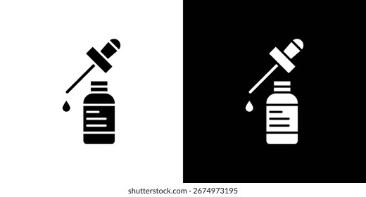 Serum icon logo. simple graphic symbols