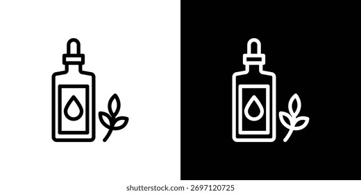 Ícone do soro Logo. Ilustração de vetor. Ilustração de EPS.