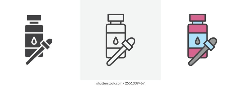 Paquete de iconos de suero. Ilustración vectorial. EPS10