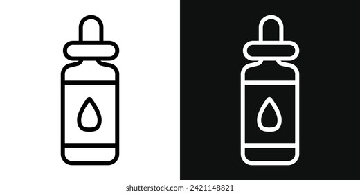 Serumsymbol eingestellt. Vektorgrafik
