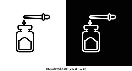 Ilustración vectorial de icono de suero EPS