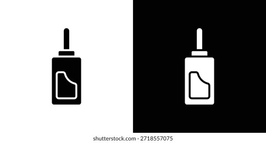 Serum-Symbol, Vektorgrafik - qualitativ hochwertige schwarze Vektorsymbole
