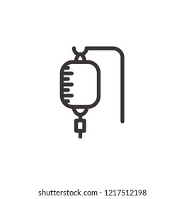 Serum icon vector line pictogram