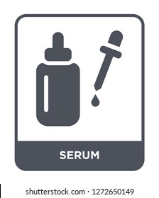 serum icon vector on white background, serum trendy filled icons from Beauty collection, serum simple element illustration