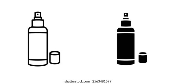 Serum icons in outline and fill. vector illustration for ui.