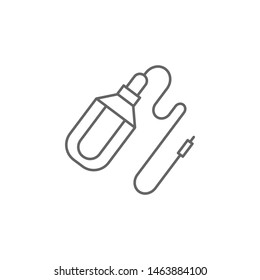Serum, injection icon. Element of medicine icon. Thin line icon